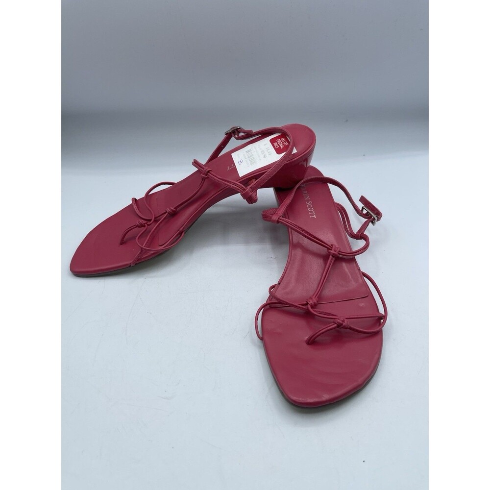 KAREN SCOTT Demetria Pink Strappy Sandals Leather Upper Size 8M